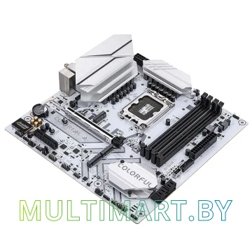 Материнская плата Colorful BATTLE-AX B760M-WHITE WIFI V20 картинка 5